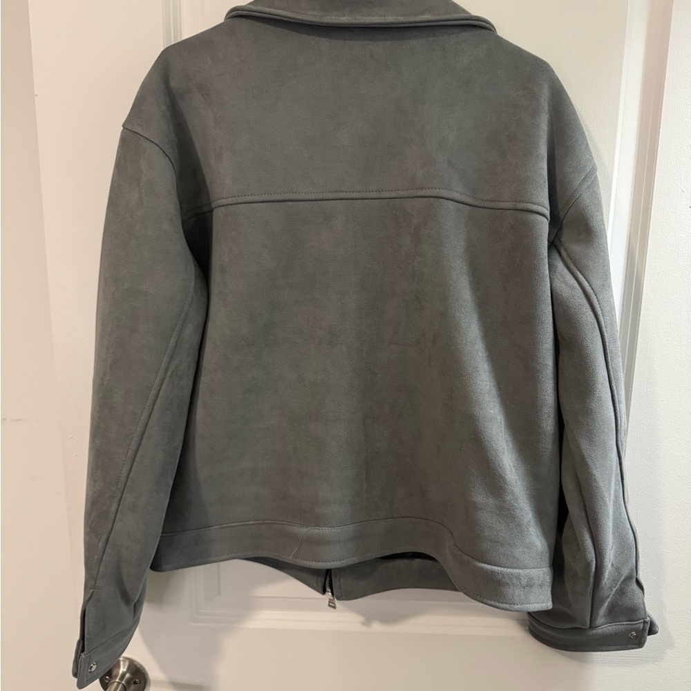 Gray Suede Jacket - image 2